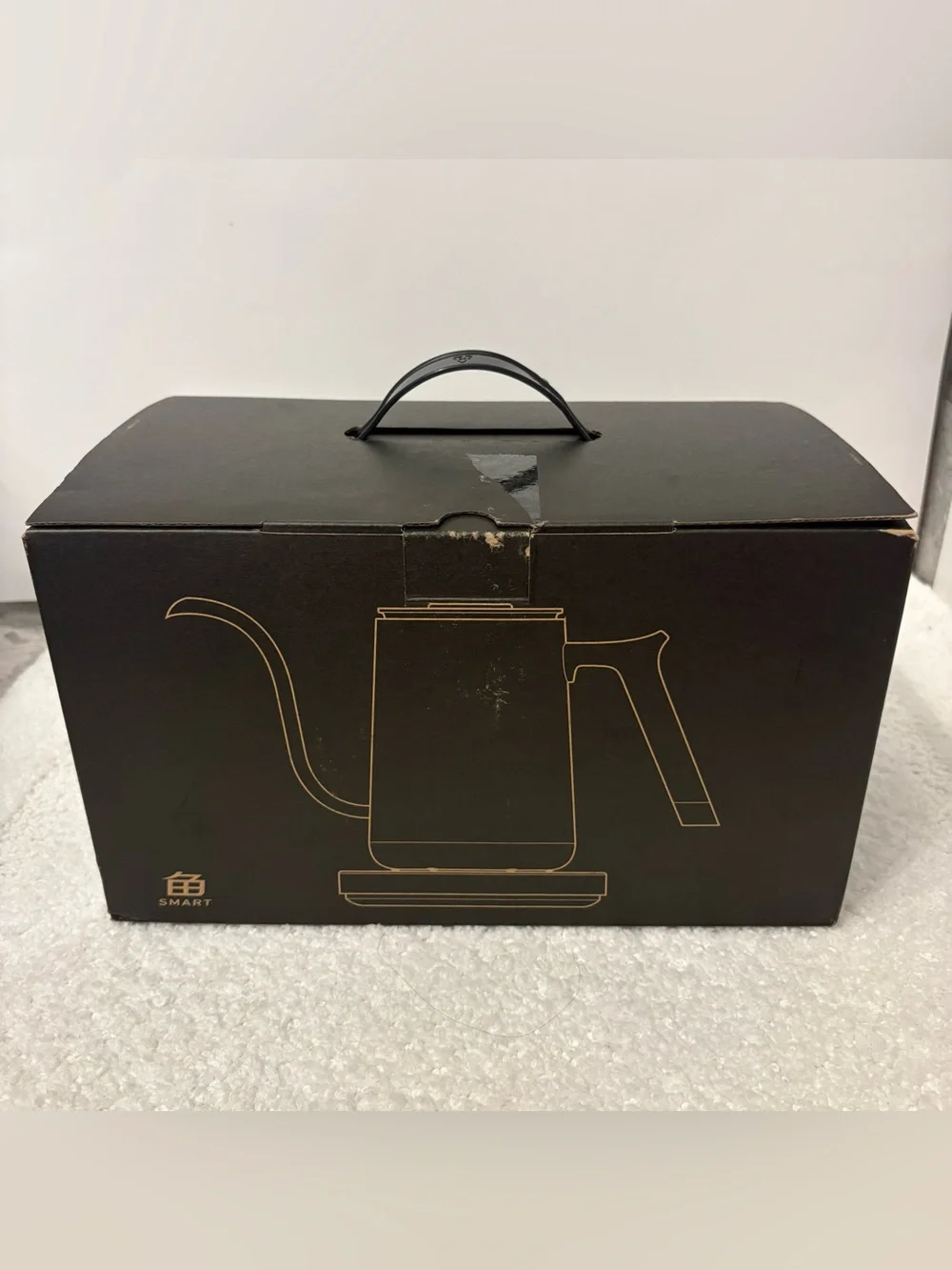 Timemore Fish Smart Electric Kettle 600ml Gooseneck Pour Over NEW Open Box